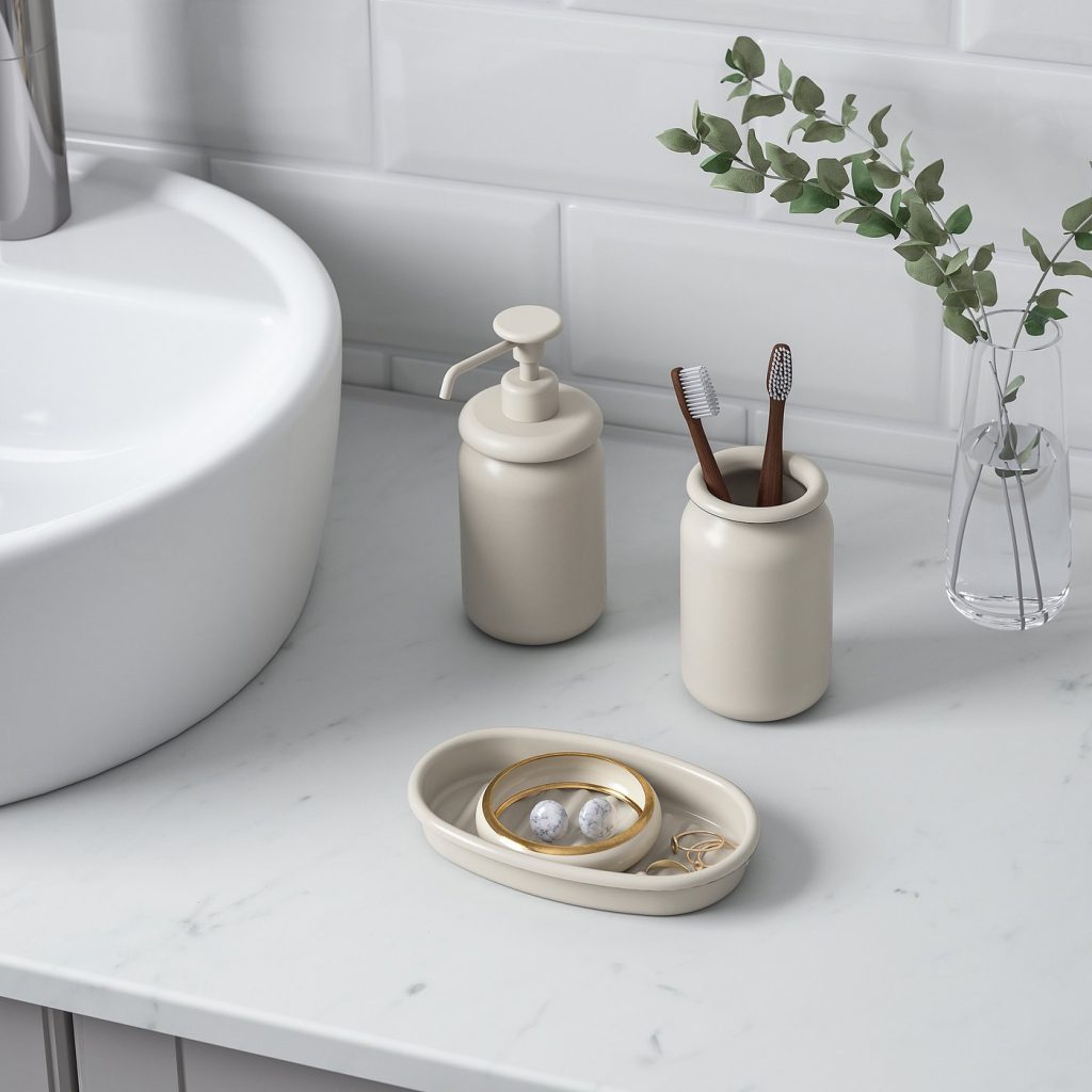 ÅLTJÄRN accessoires bain, 3 pièces