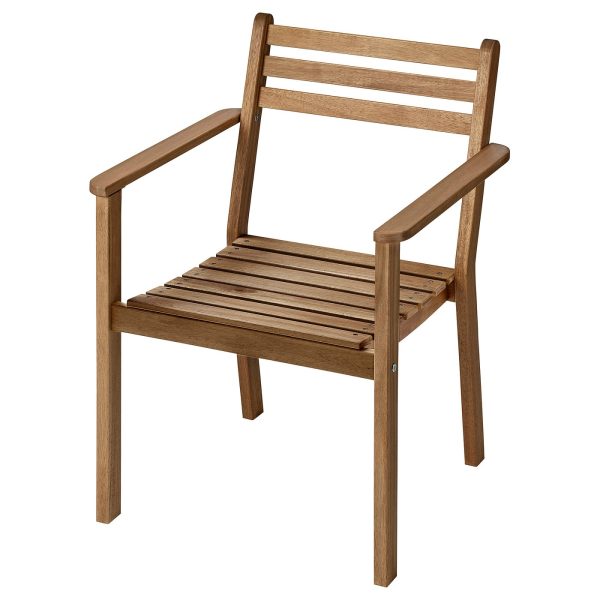 ASKHOLMEN chaise avec accoudoirs, extérieur