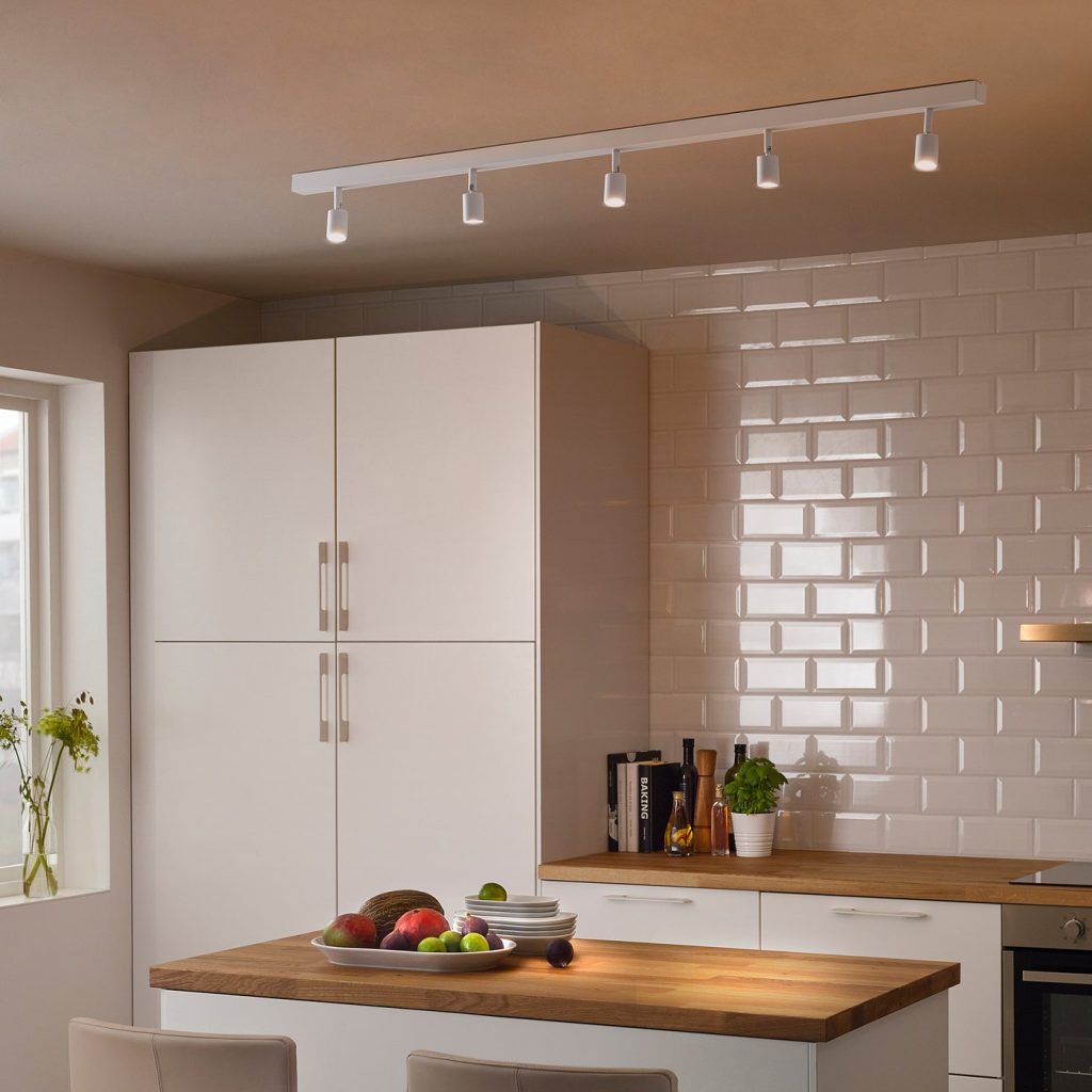 BÄVE rail pour plafond LED, 5spots