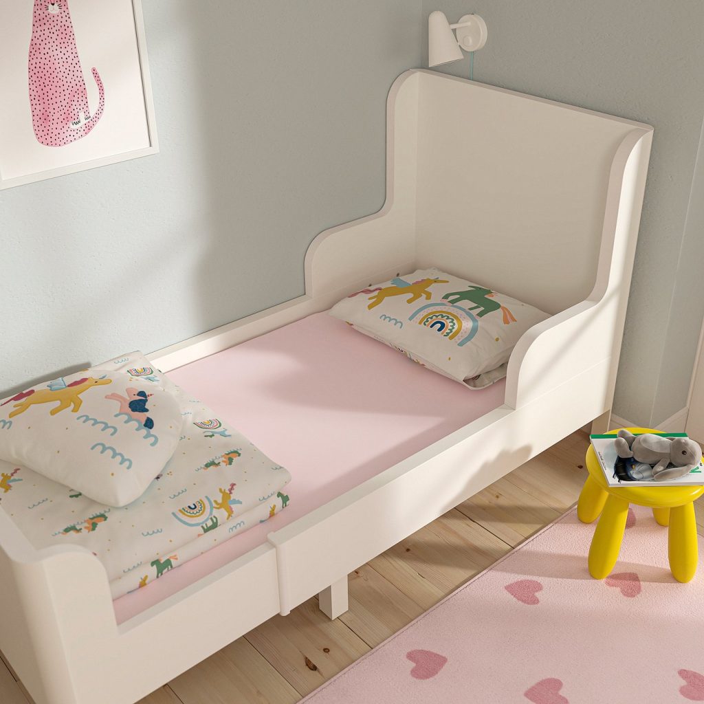 BARNDRÖM drap housse pour lit extensible