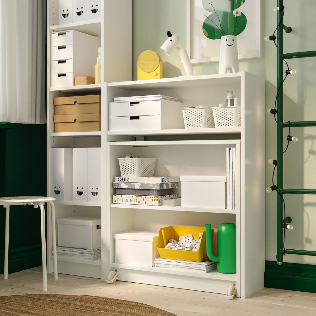 BILLY comb biblio avec table rabattable