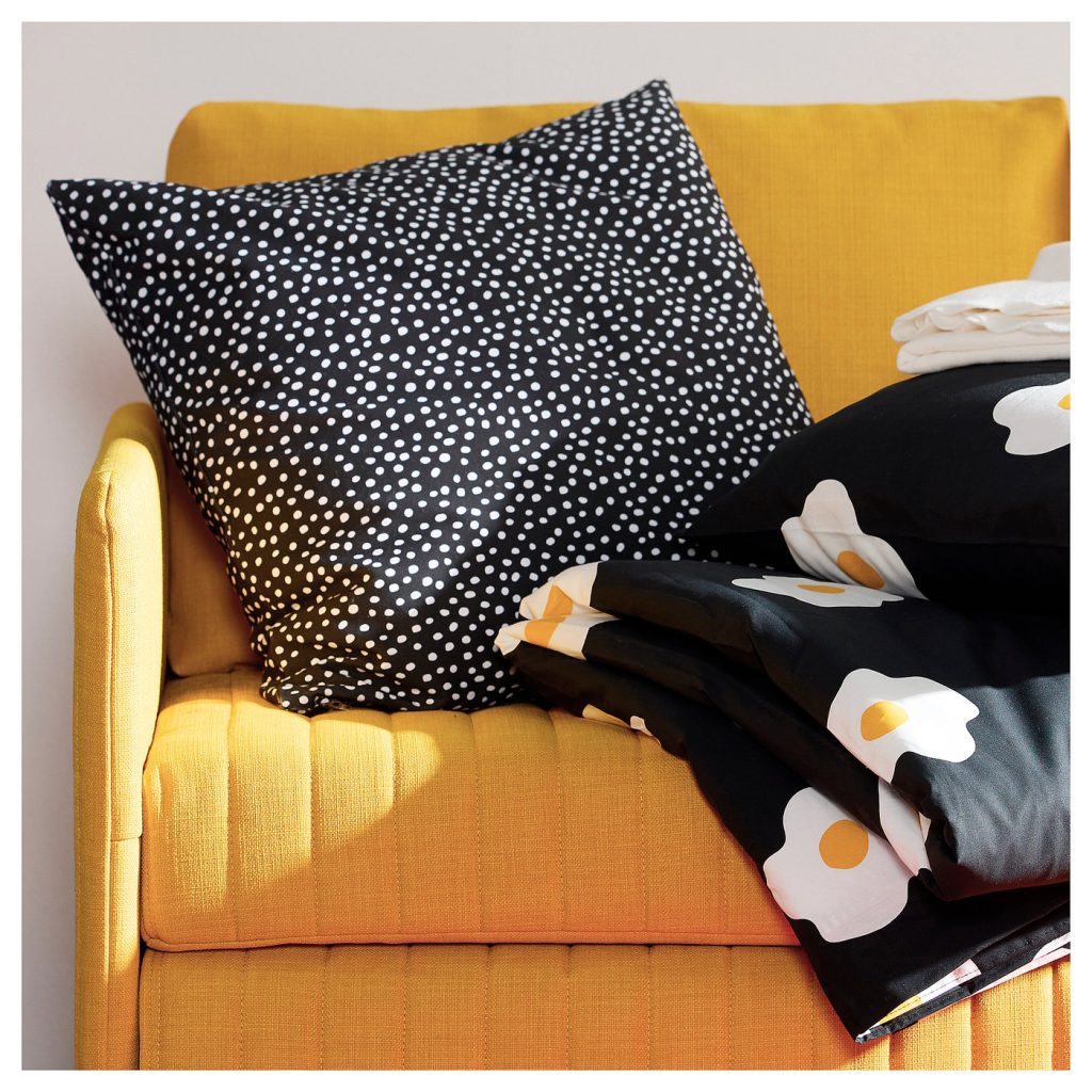 BJÖRKGRÅMAL housse de coussin