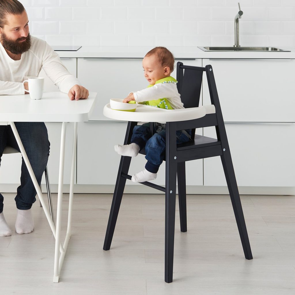 BLÅMES structure chaise haute+tablette