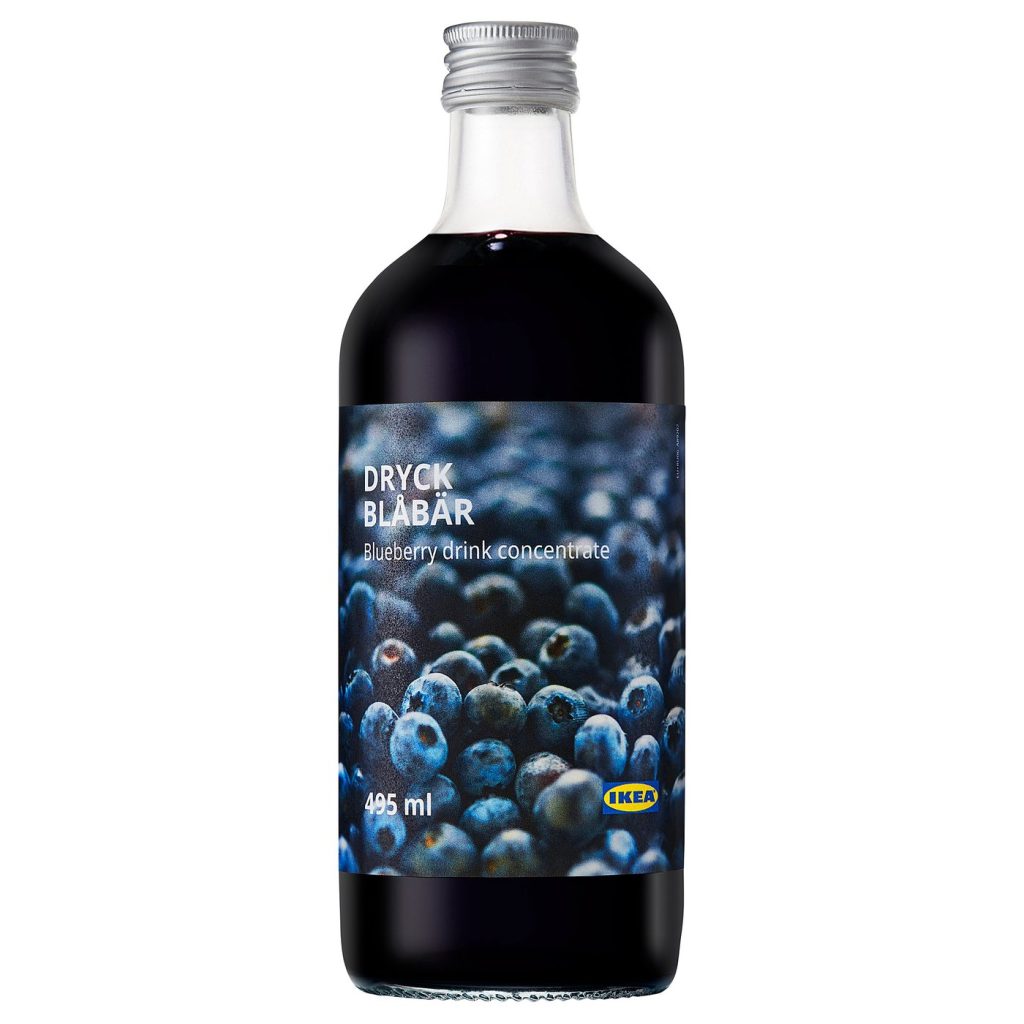 DRYCK BLÅBÄR sirop de myrtilles