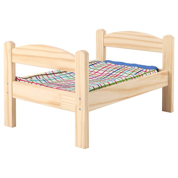 DUKTIG lit poupée+linge de lit