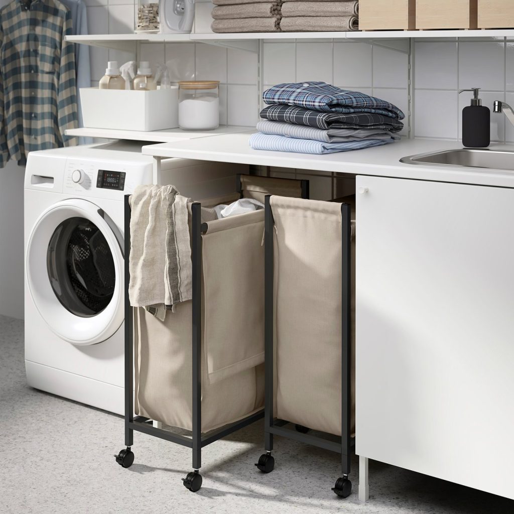 ENHET sac à linge sur roulettes