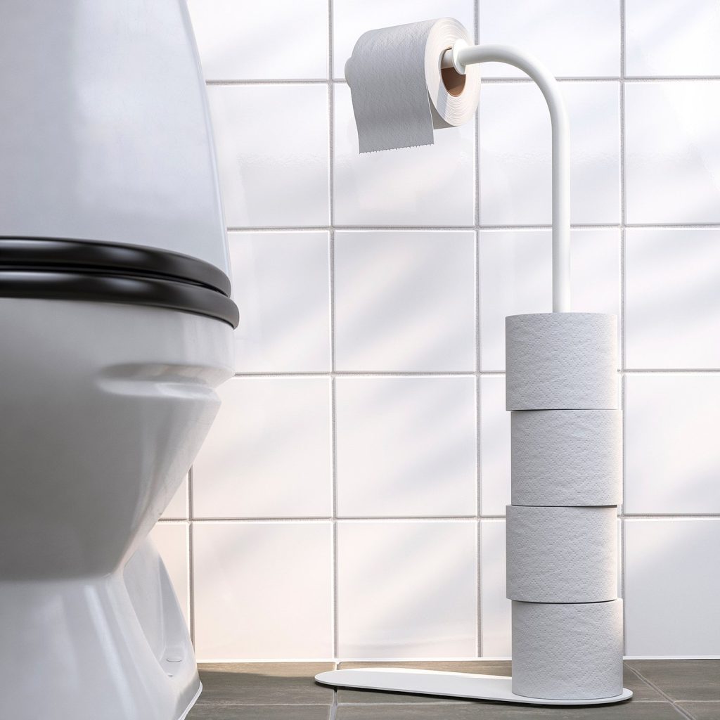 ENUDDEN range-rouleaux WC
