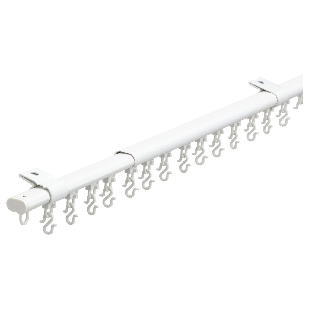 FRAMFUSIG rail rideau simple et galets