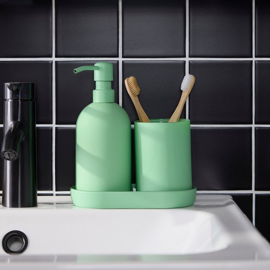 GANSJÖN accessoires bain, 3 pièces
