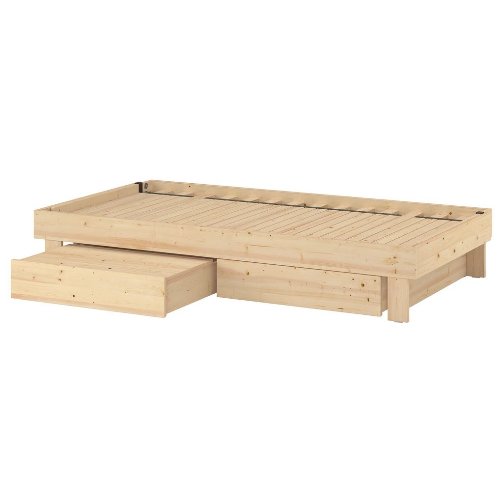 GLAMBERGET lit extensible avec rangement