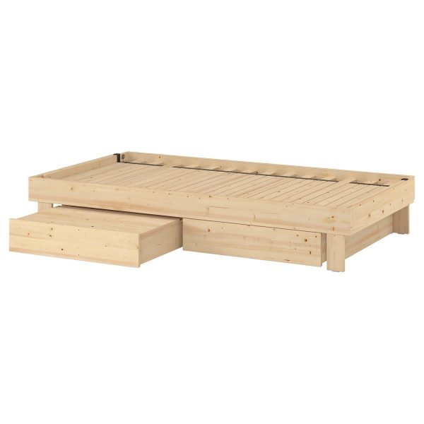GLAMBERGET lit extensible avec rangement