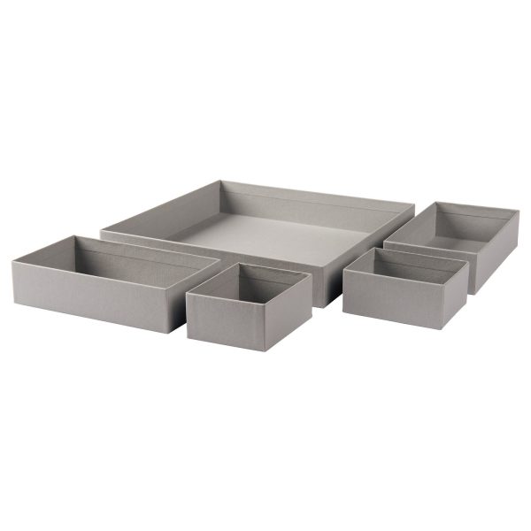 GRÅSIDAN boîtes, 5 pièces