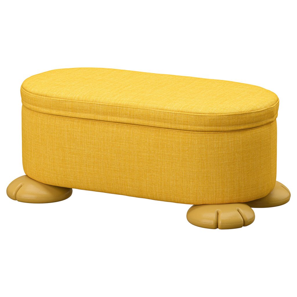 GREJSIMOJS pouf avec rangement