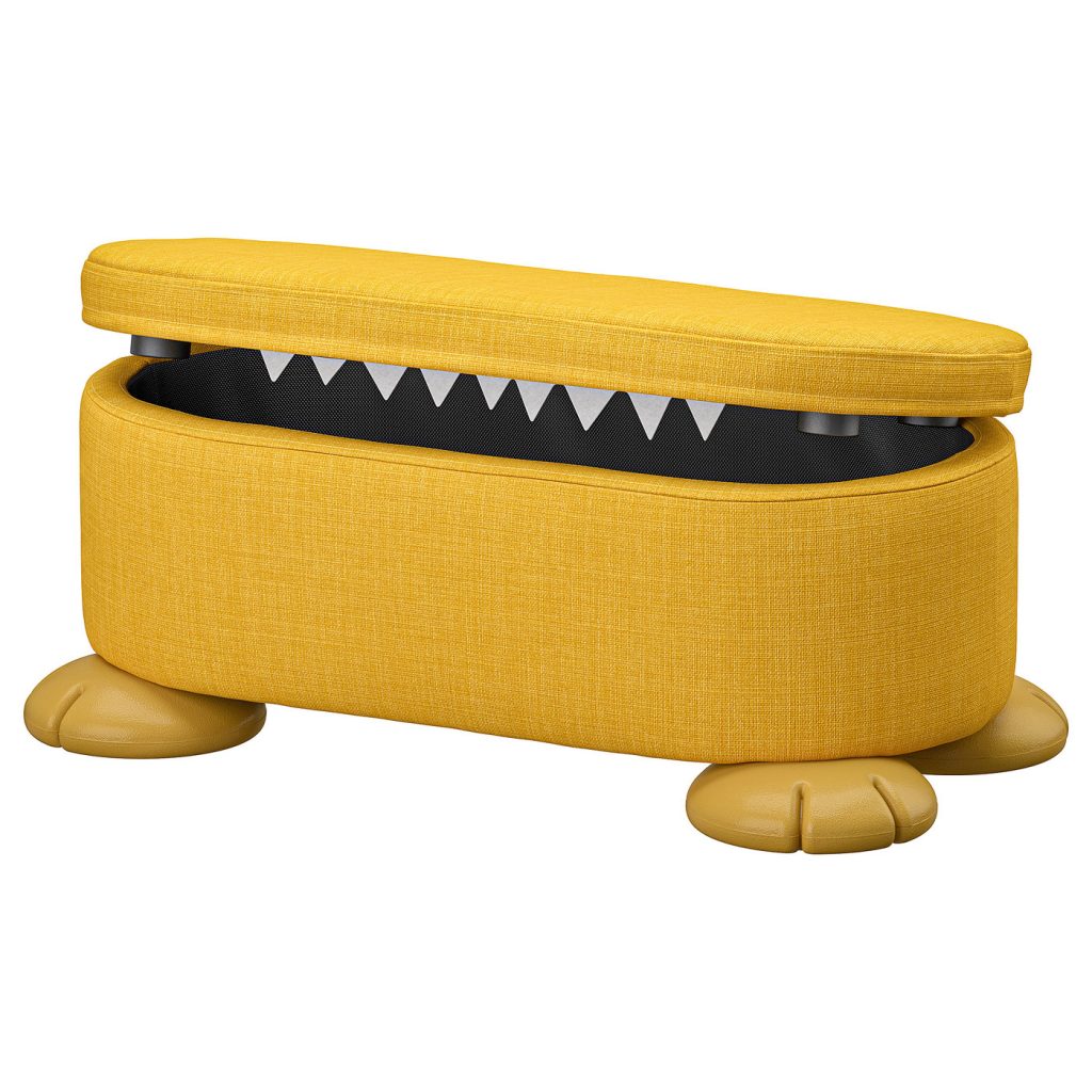 GREJSIMOJS pouf avec rangement