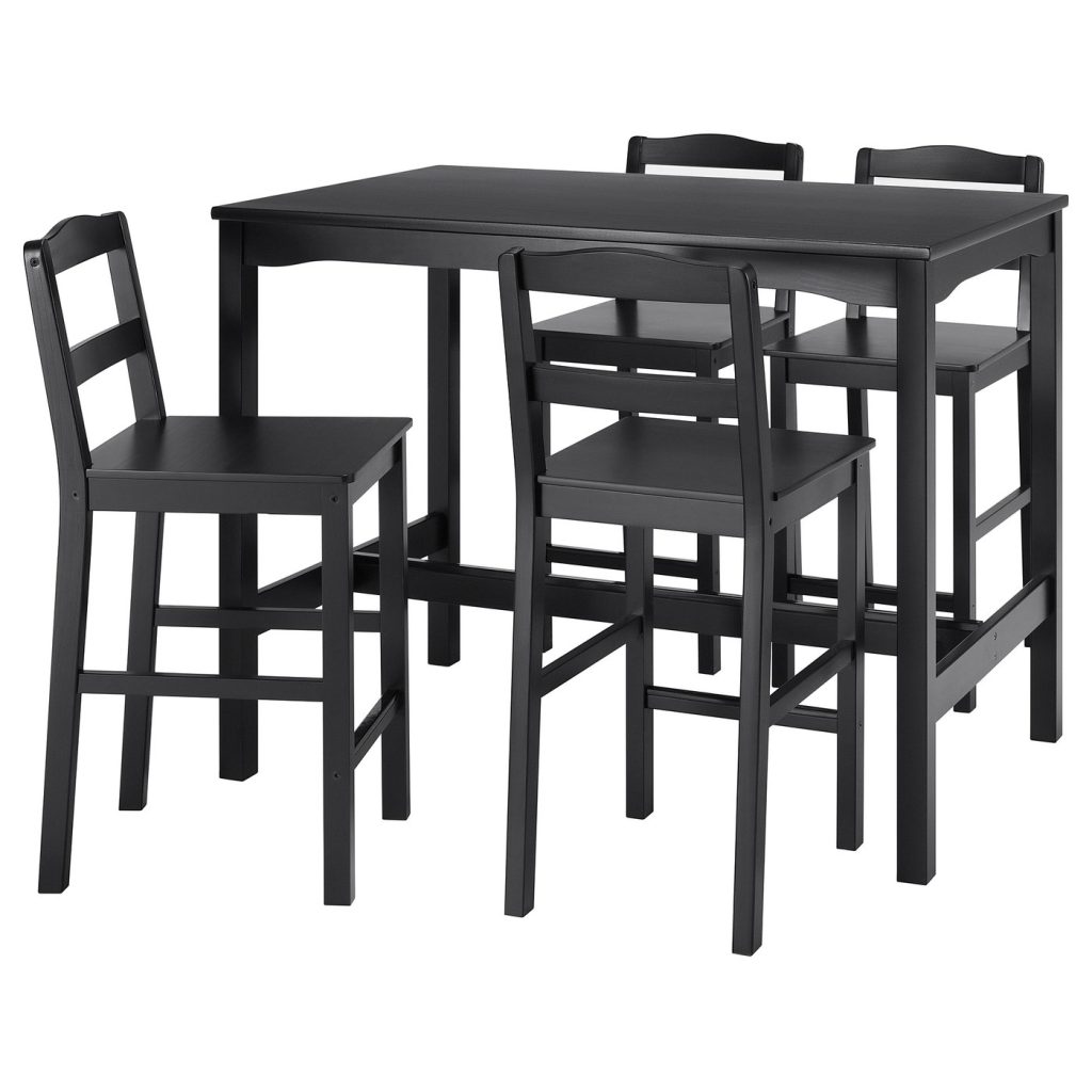 HÄGERNÄS table de bar+4 tabourets