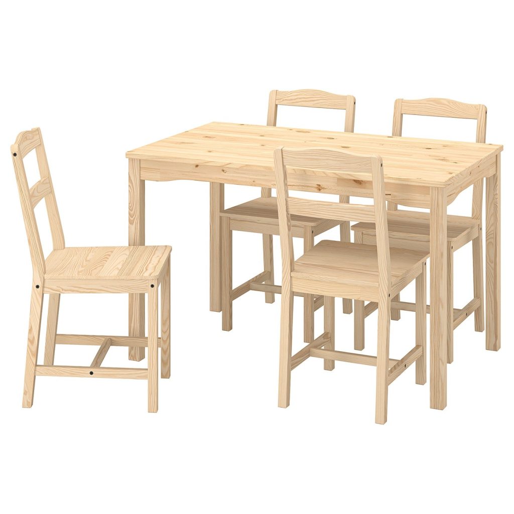 HÄGERNÄS table et 4 chaises