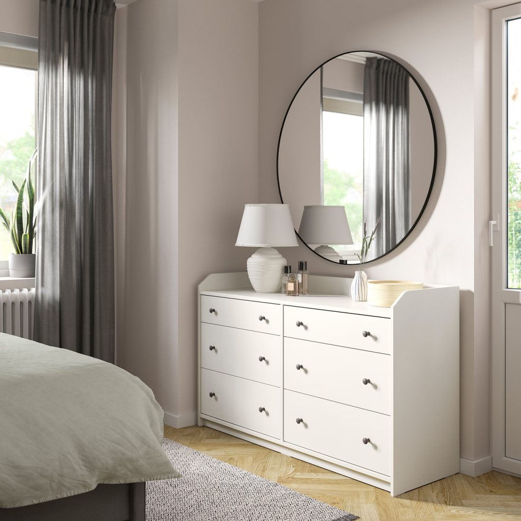 HAUGA commode 6 tiroirs