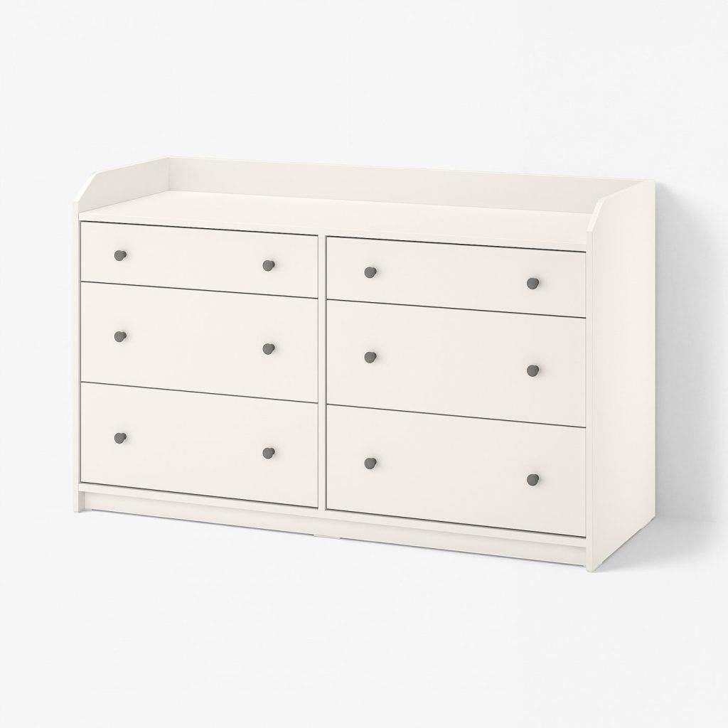 HAUGA commode 6 tiroirs