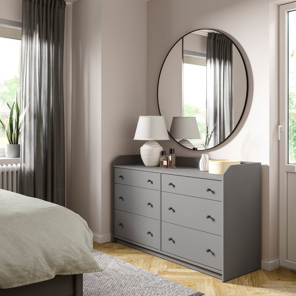 HAUGA commode 6 tiroirs