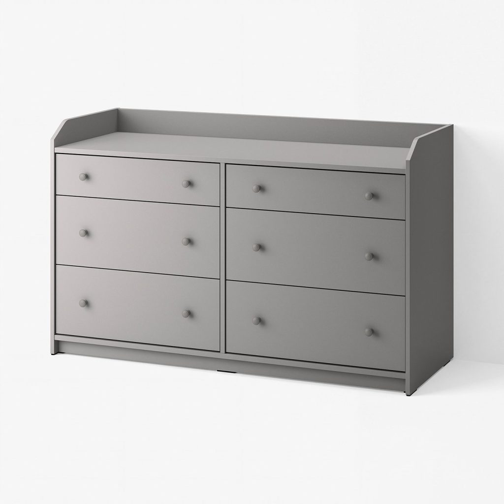 HAUGA commode 6 tiroirs