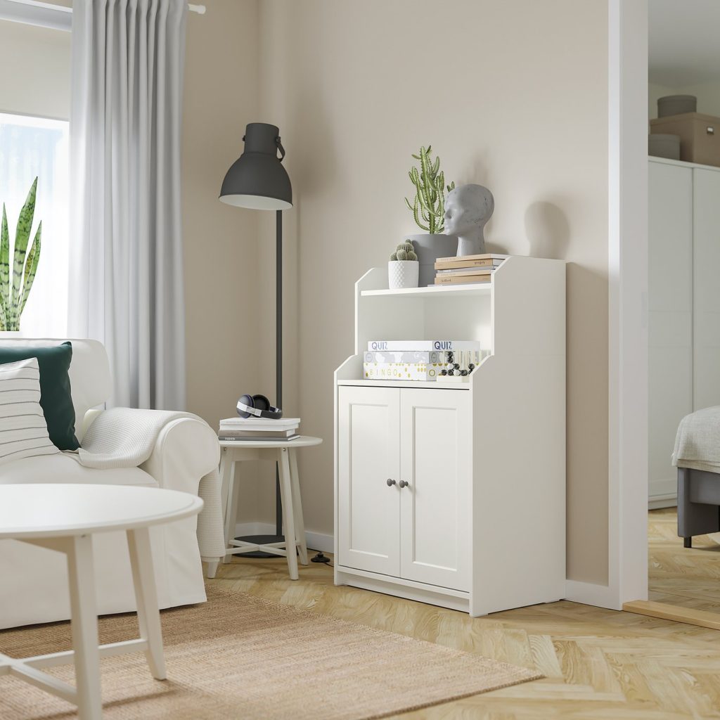 HAUGA rangement 2 portes