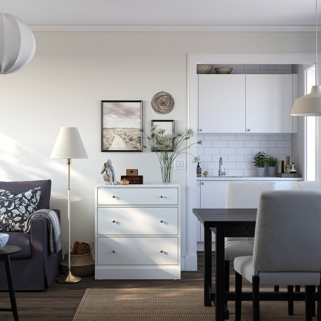 HAVSTA commode 3 tiroirs
