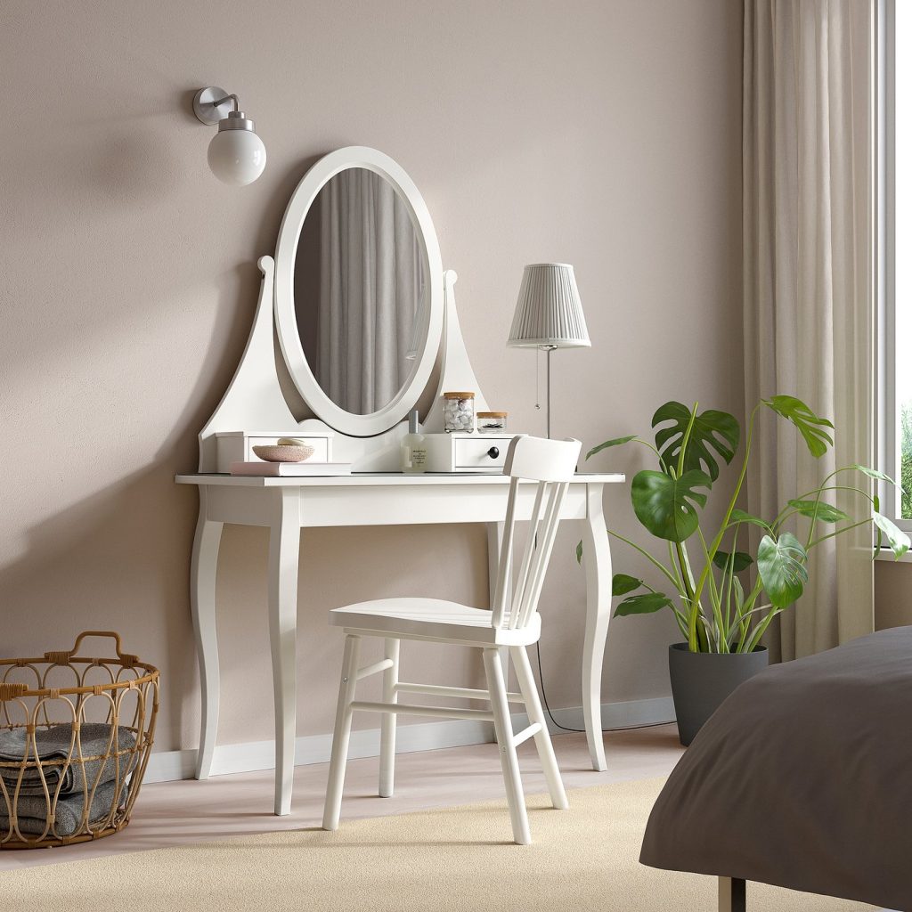 HEMNES coiffeuse avec miroir