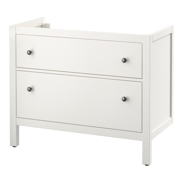 HEMNES meuble lavabo 2tir