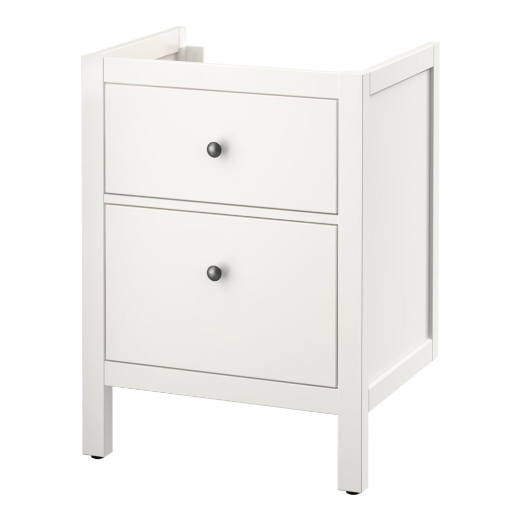 HEMNES meuble lavabo 2tir
