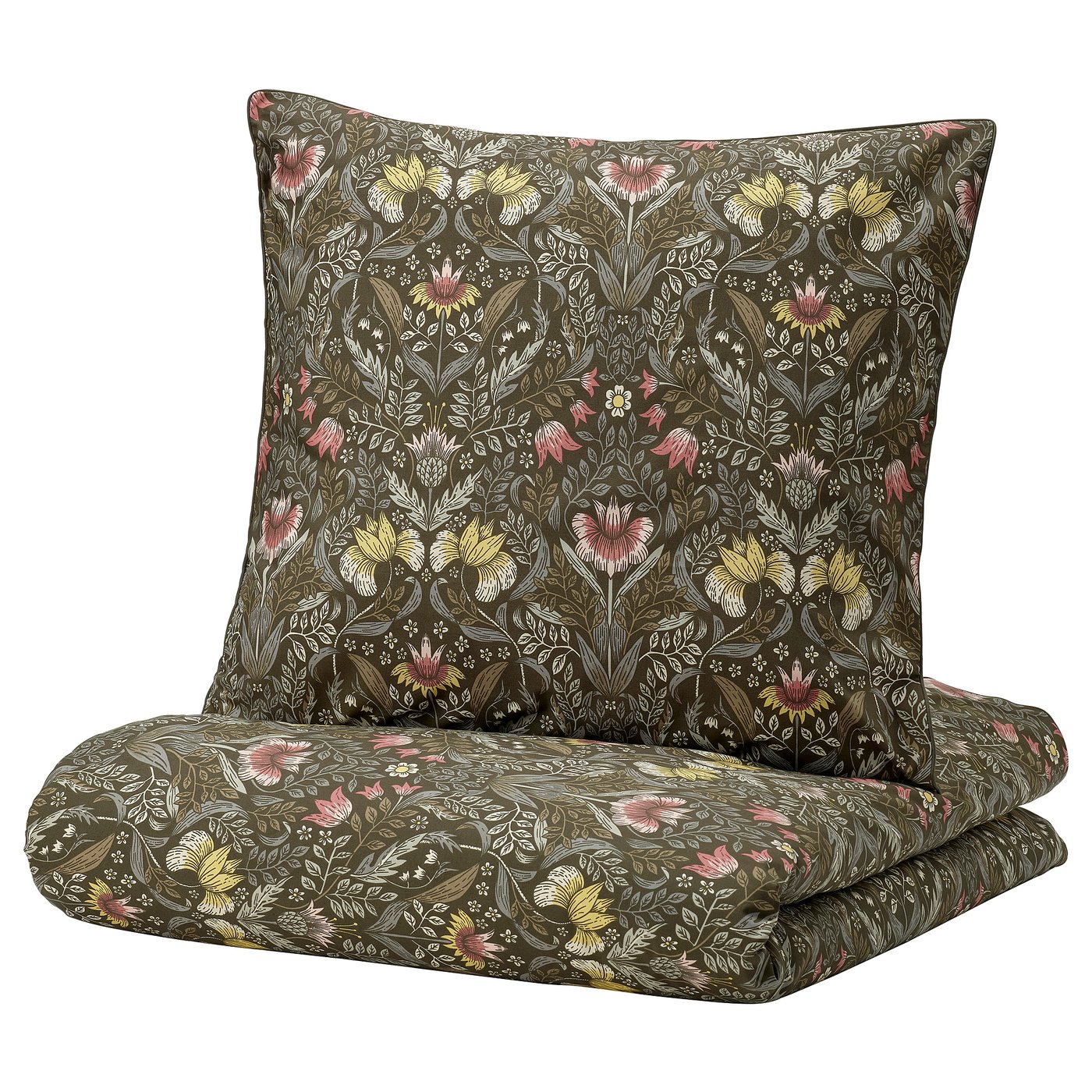 KÄRRDUNÖRT housse de couette et 2 taies