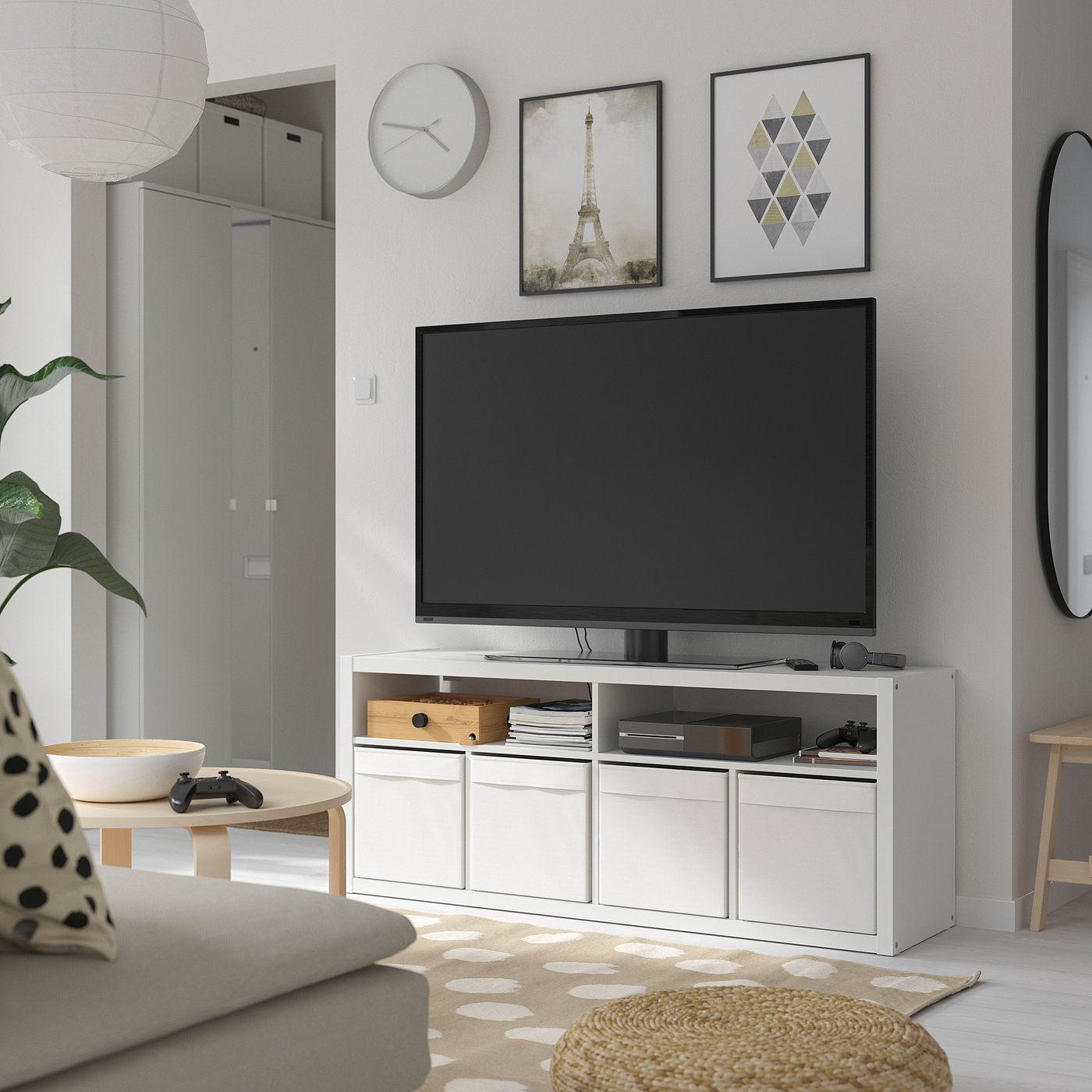 KALLAX banc TV
