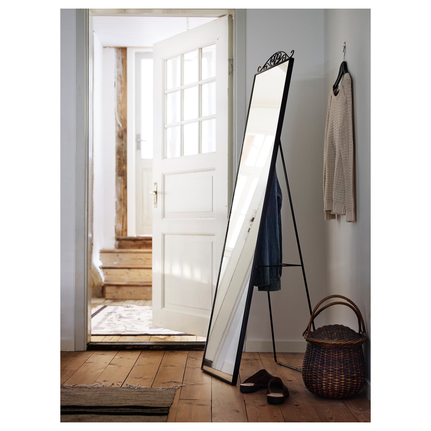 KARMSUND miroir sur pied