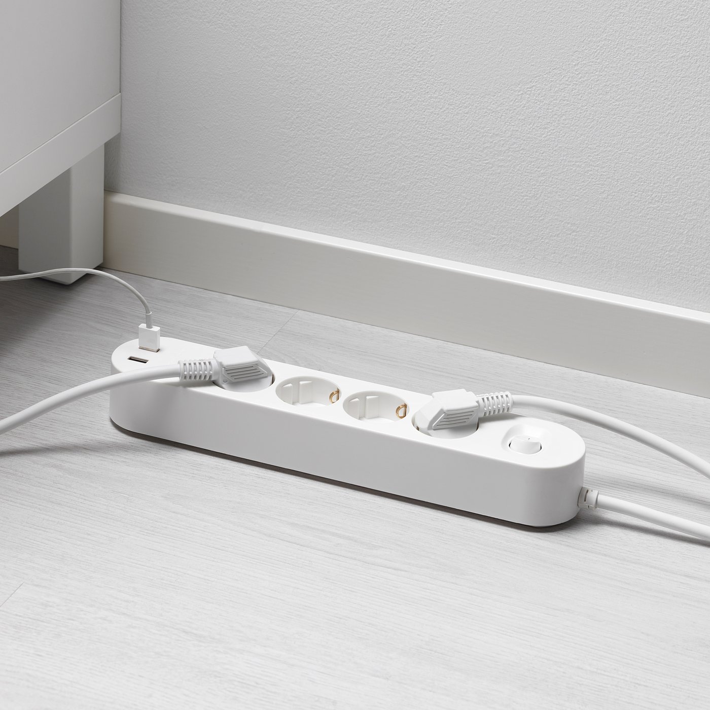 KOPPLA prise quadruple 2 ports USB
