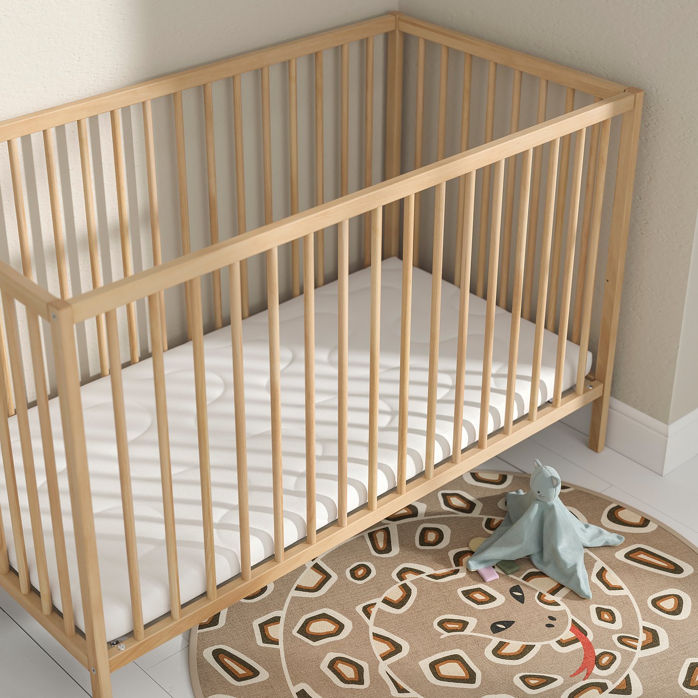 KRUMMELUR matelas mousse pour lit bébé