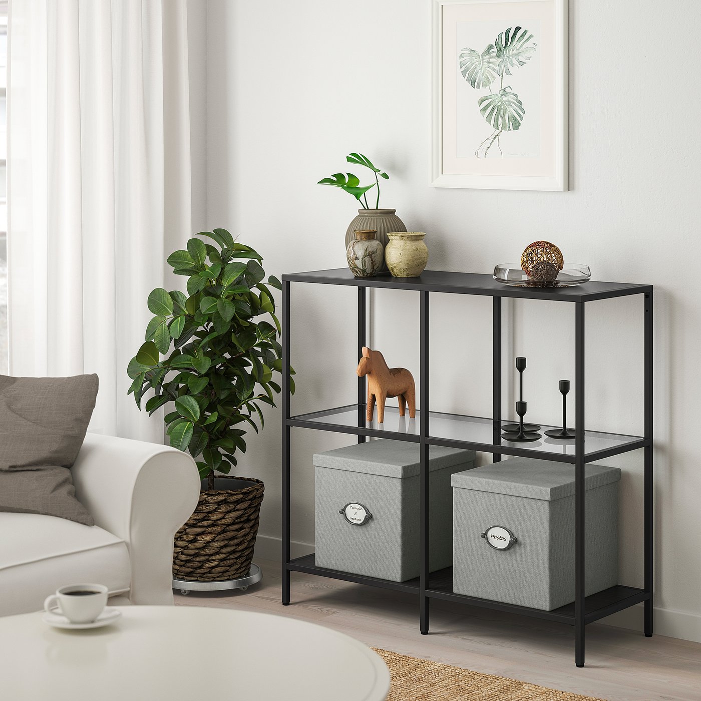 KVARNVIK boîte de rangement avec couvercle