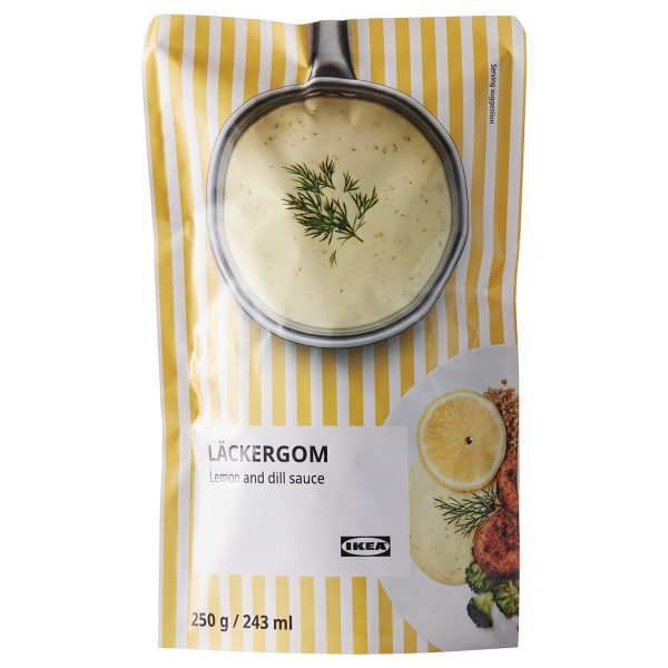 LÄCKERGOM sauce citron aneth