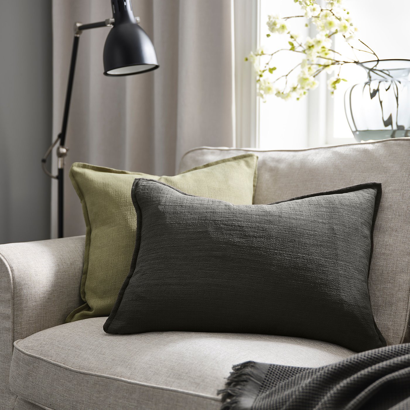 LAGERPOPPEL housse de coussin