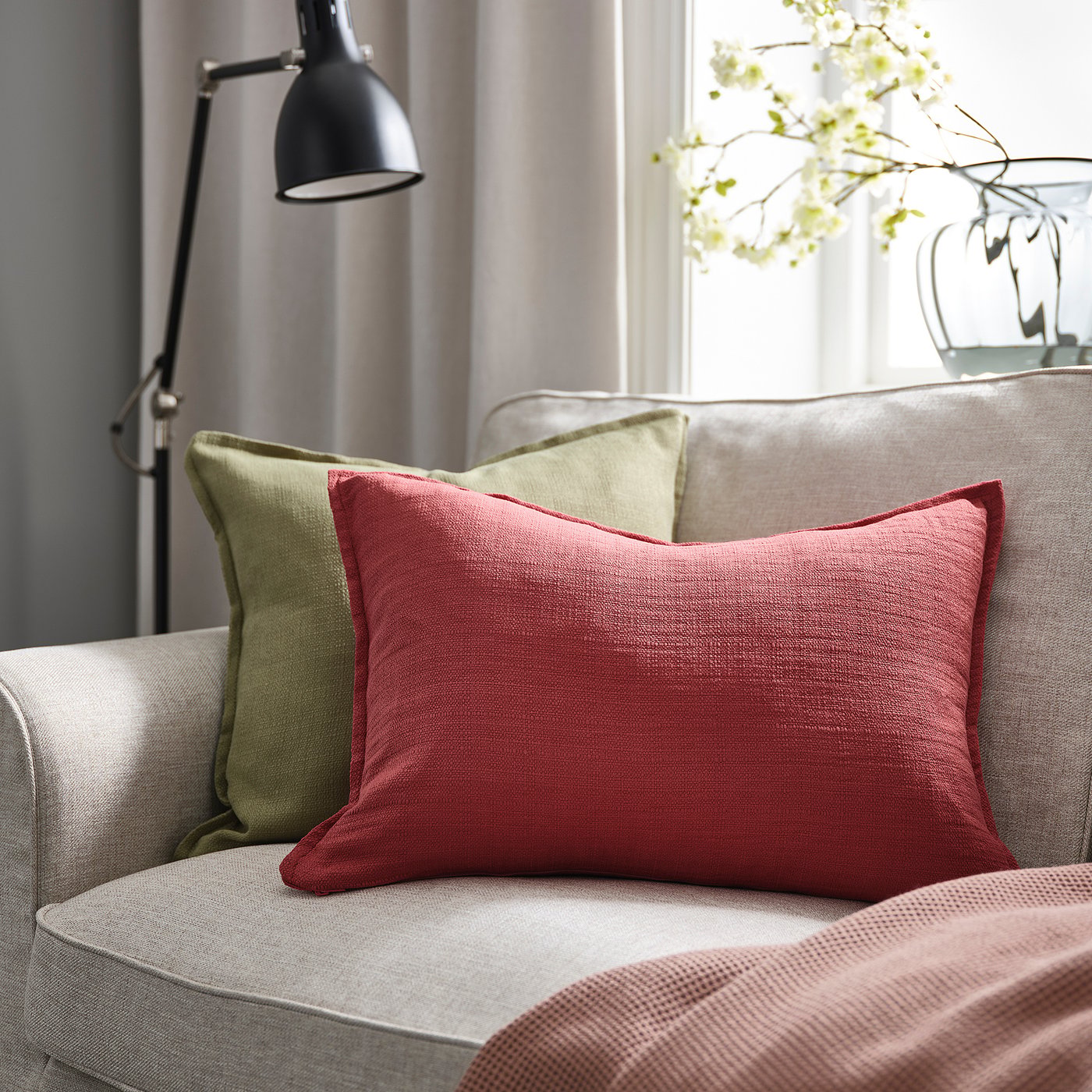 LAGERPOPPEL housse de coussin