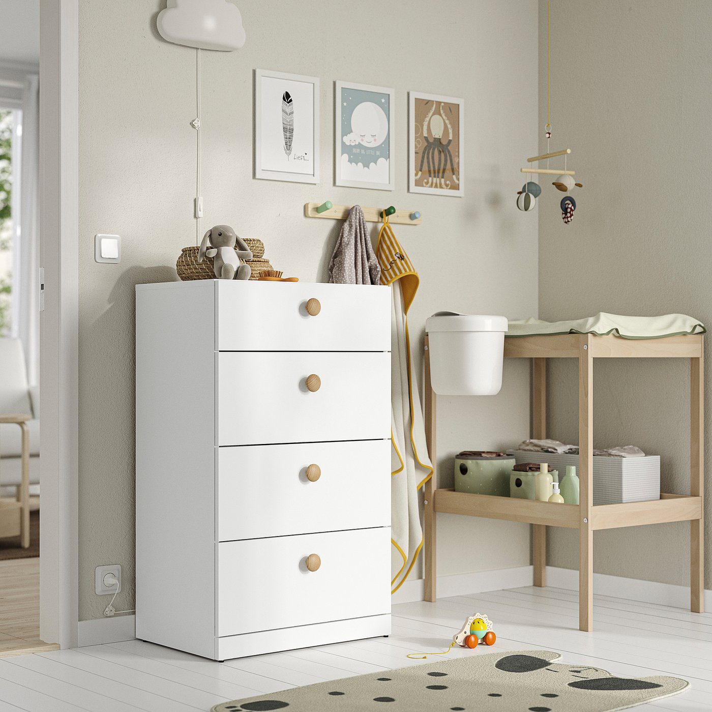 LASTARE commode 4 tiroirs