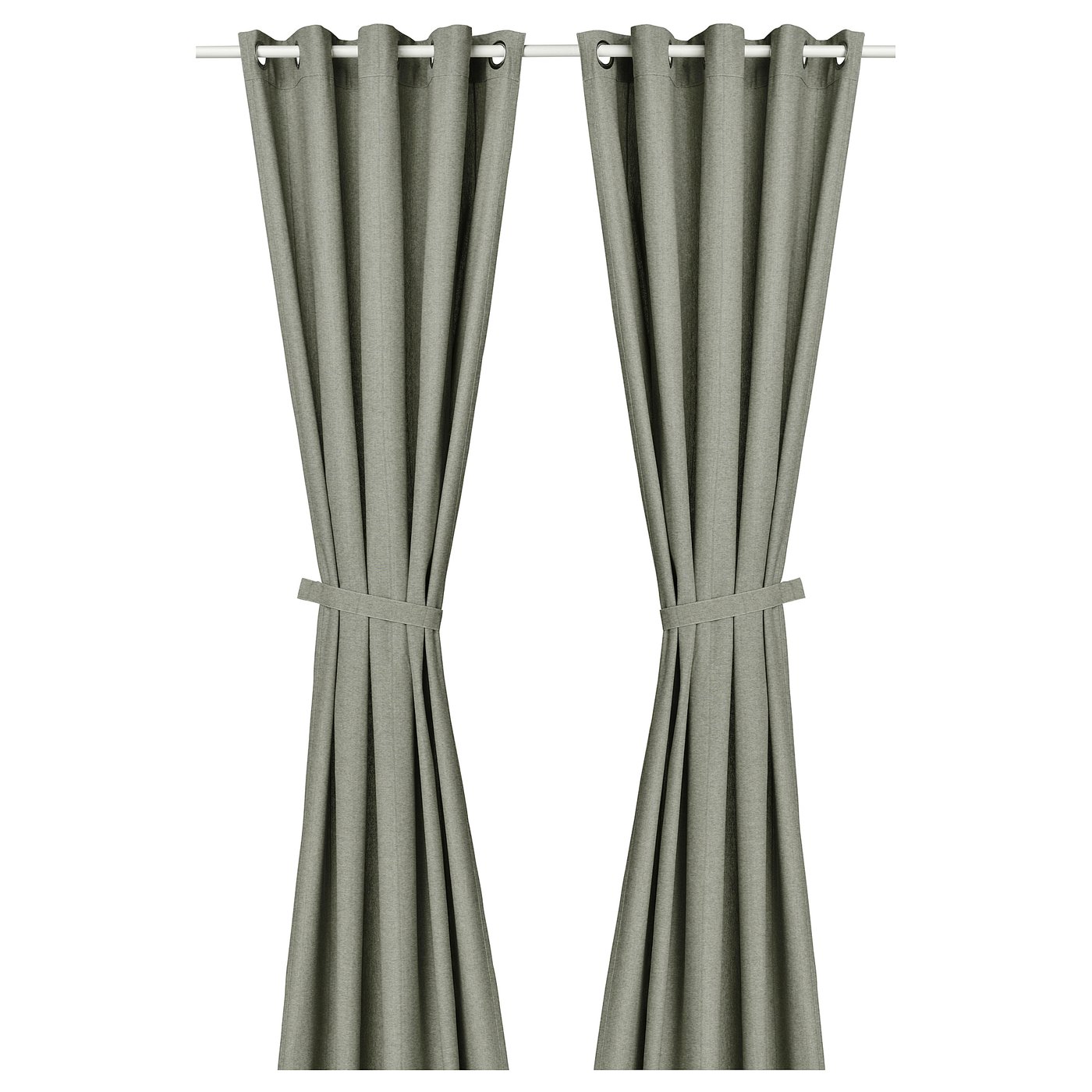 LENDA rideaux+embrasses, 2 pcs