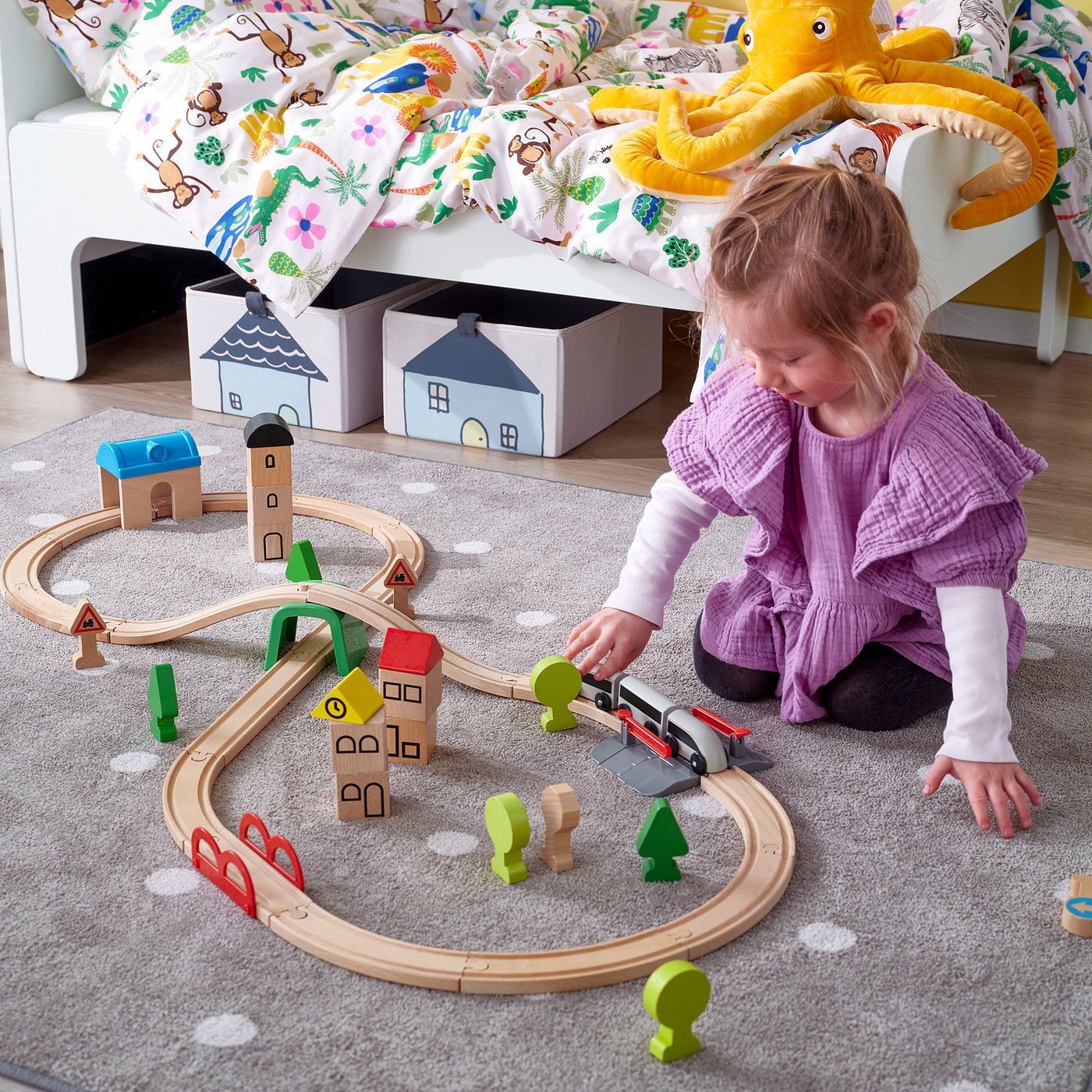 LILLABO circuit train, 45 pièces