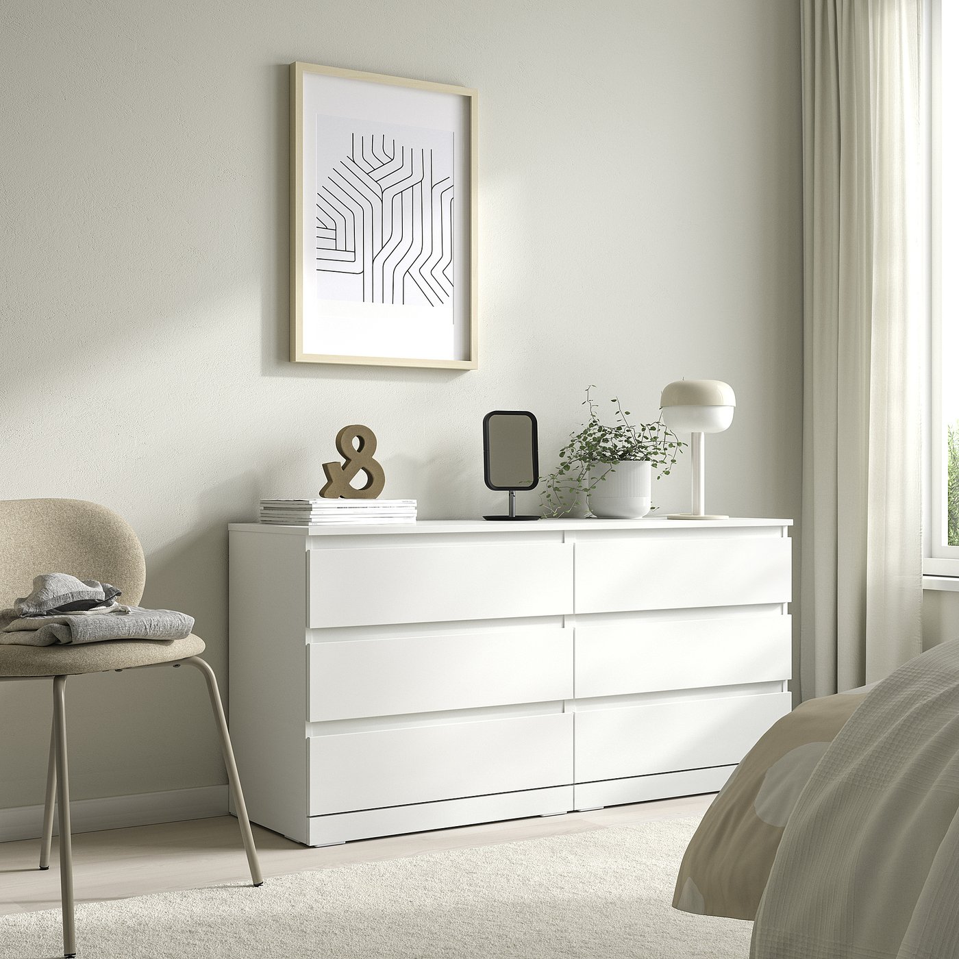 LILLBERGET commode 6 tiroirs