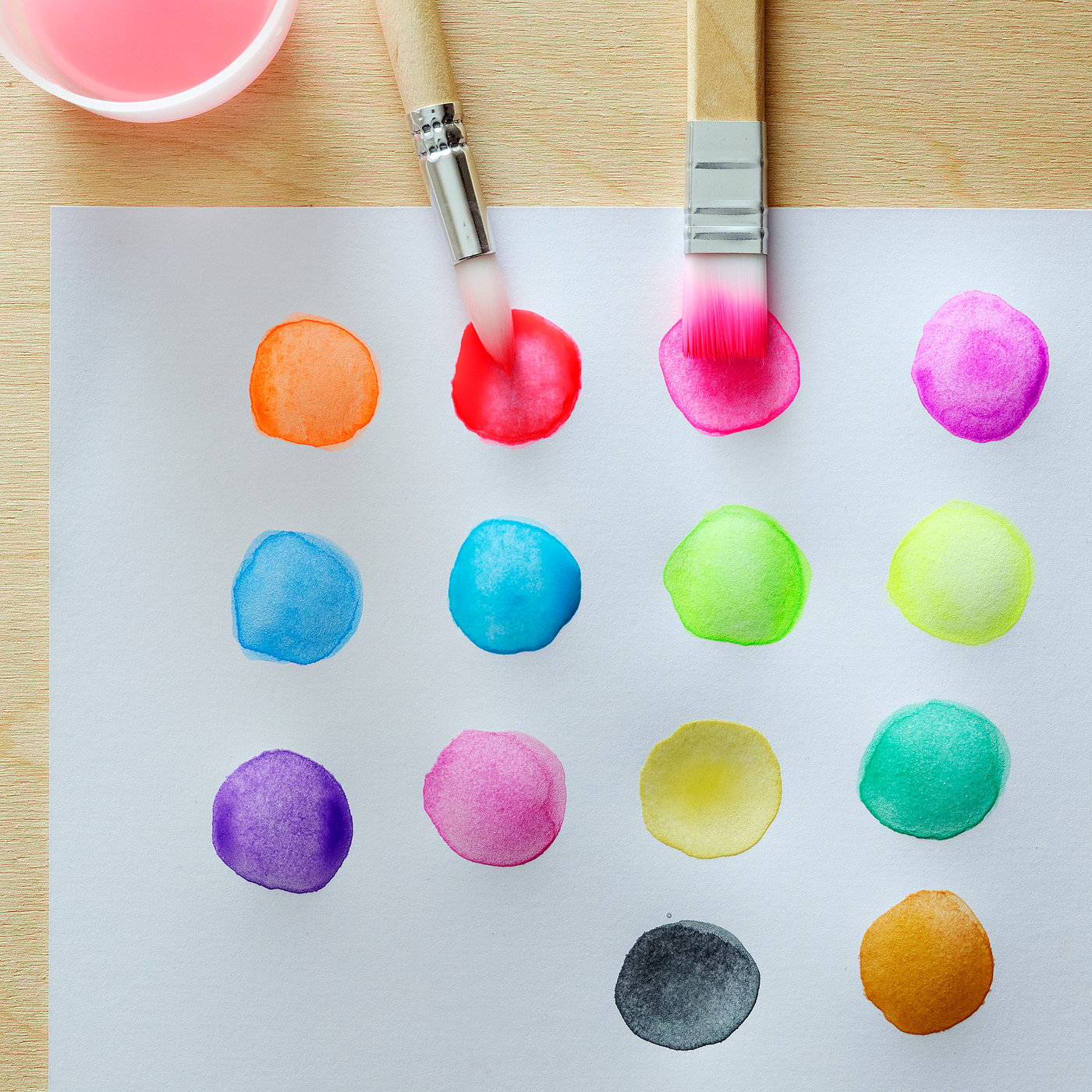 MÅLA boîte d'aquarelles, 14 couleurs