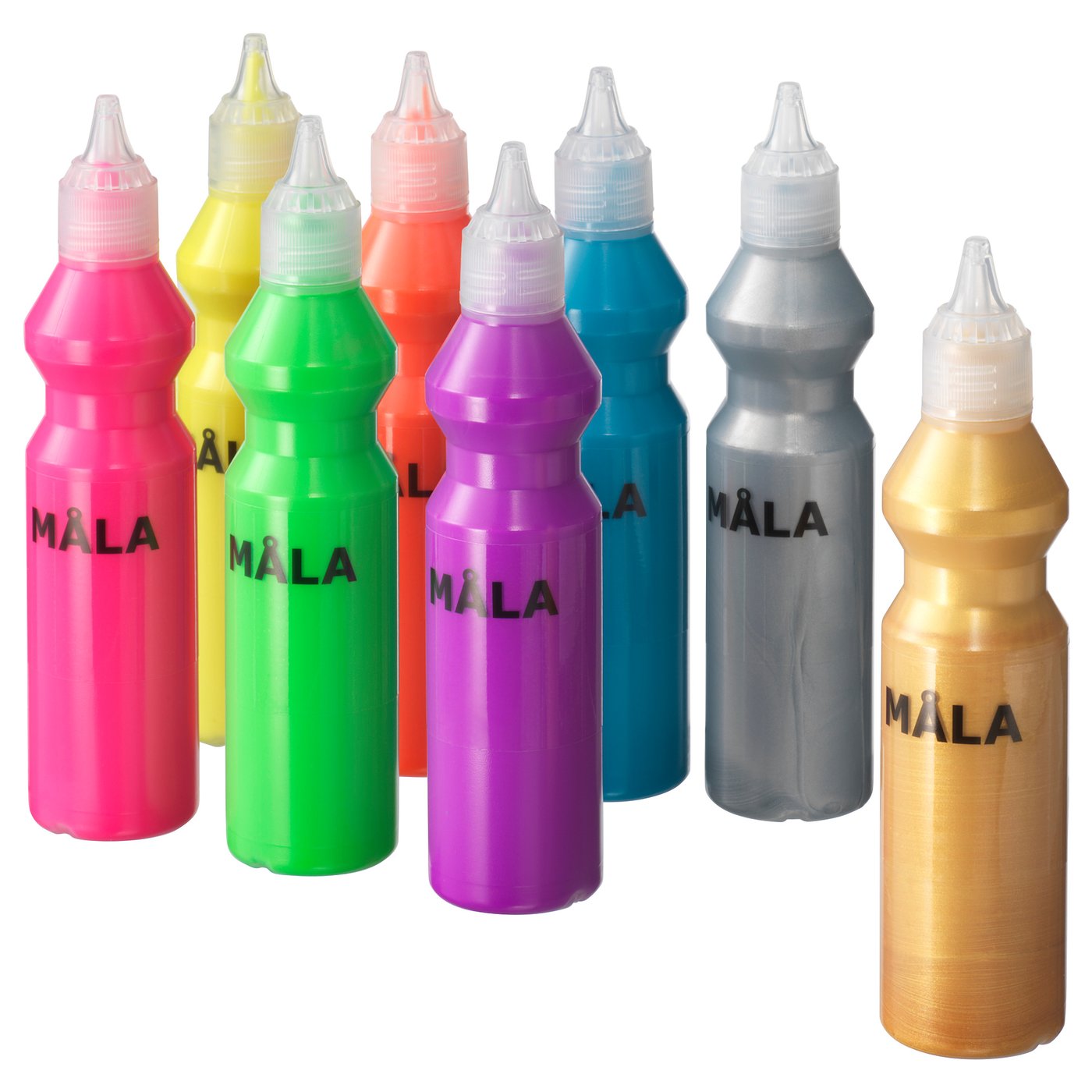 MÅLA peinture fluo/paillettée