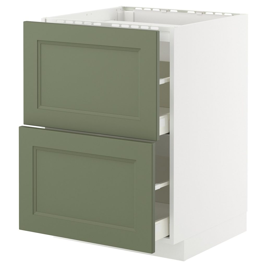 METOD / MAXIMERA élément bas table cuisson/2fcs/2tir