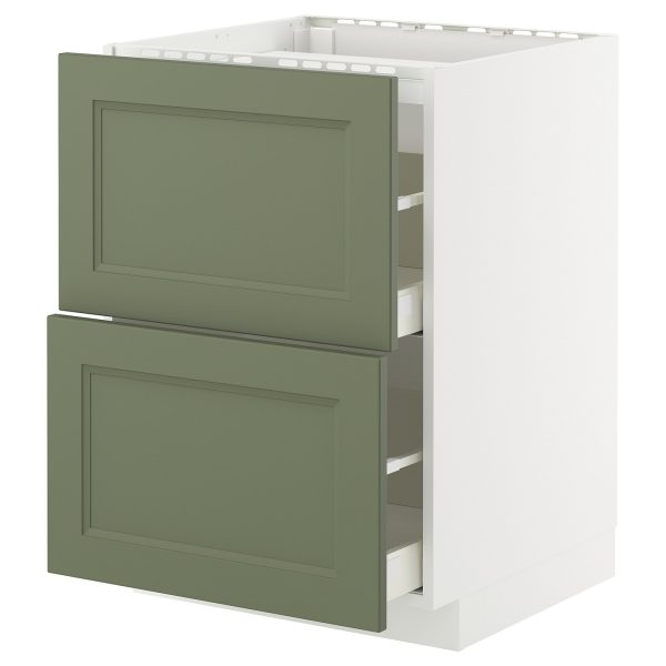 METOD / MAXIMERA élément bas table cuisson/2fcs/2tir