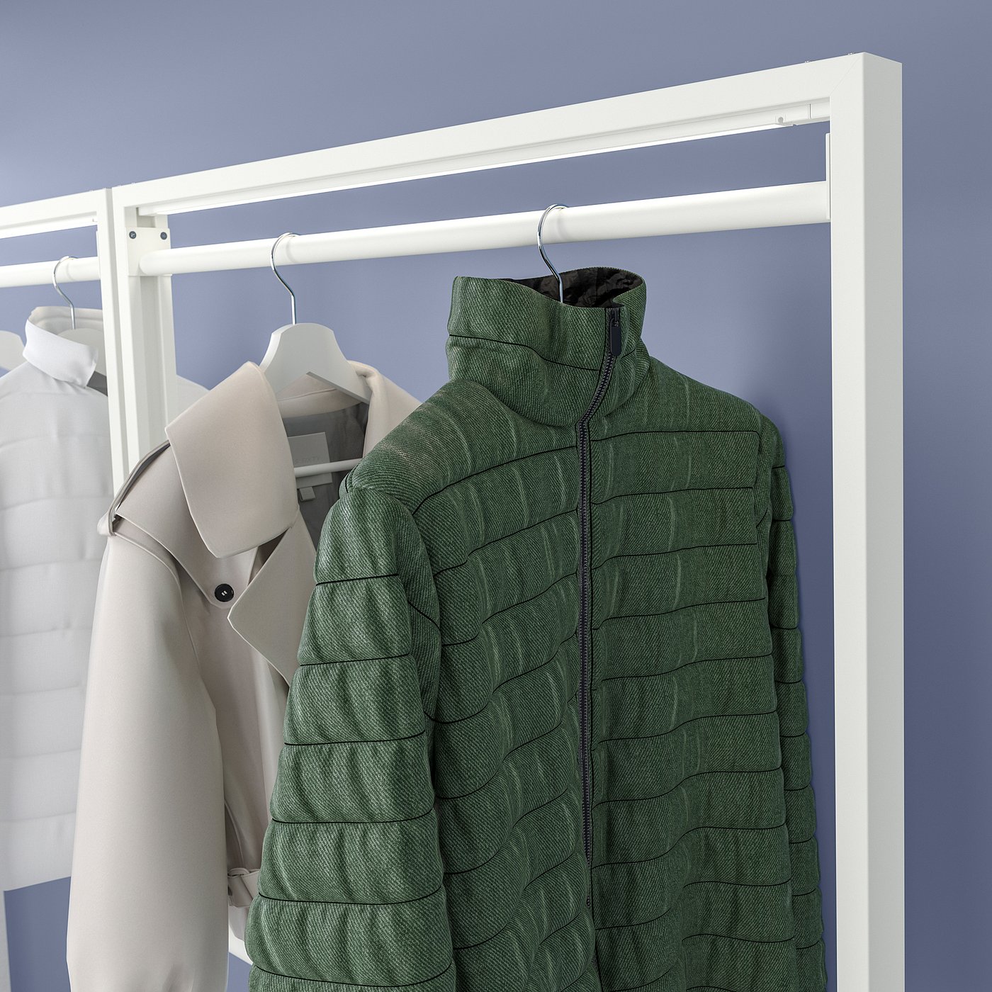 MITTZON tringle pour structure av roulettes