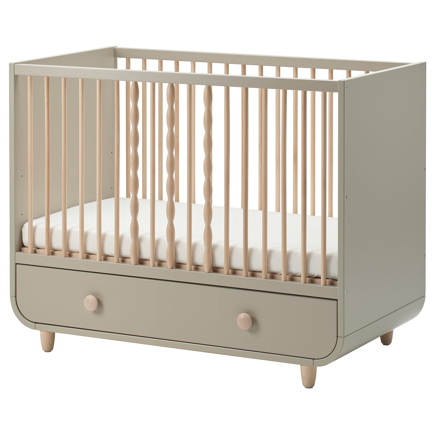 MYLLRA lit bébé avec tiroir