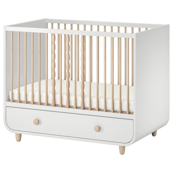 MYLLRA lit bébé avec tiroir