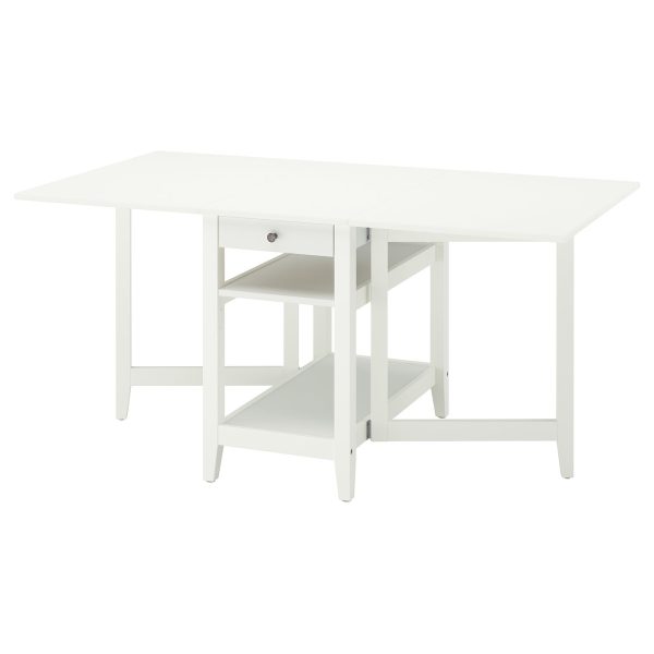 NÄSINGE table à rabat avec rangement